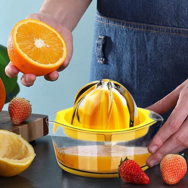 Citronpressare Citrus Juicer med Sil, Hand Juicer Citrus Lem