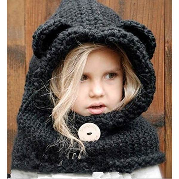 Hattu Huivi Kaulus Talvi Balaclava Karhu Unisex Vauva Lapsi Poika Tyttö