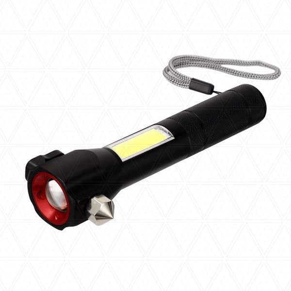 Monitoiminen Auton Turvavasara Taskulamppu USB Latautuva