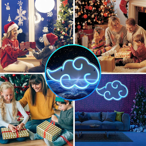(Rosa) LED Deko, Neon Deko Ljusskylt Bartillbehör, Väggdekor för Jul, Födelsedagsfest, Barnrum, Vardagsrum