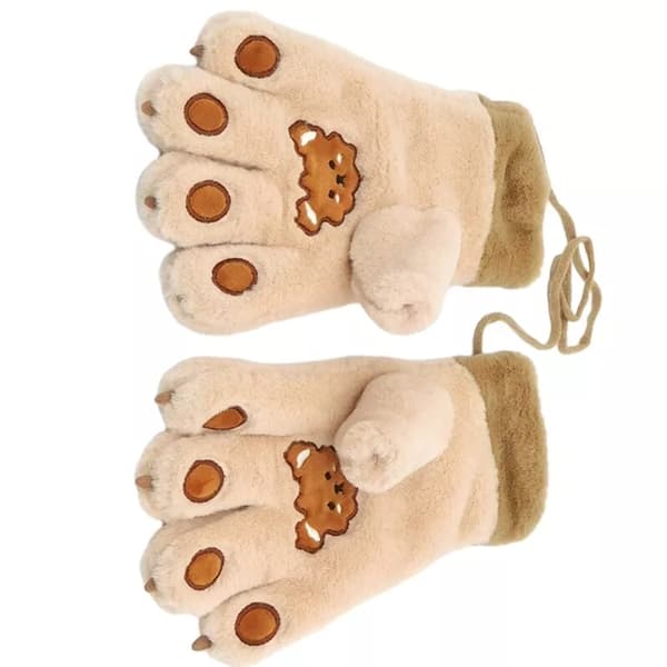 3 par vinterplädhandskar Varma fluffiga handskar Modeaccessoar Handkläder