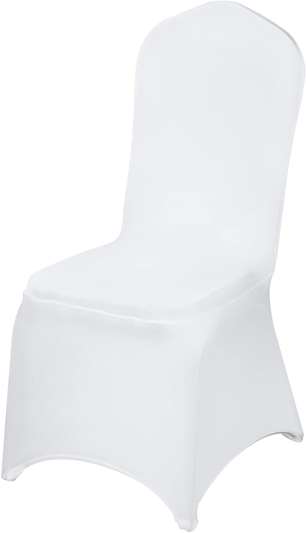 (5 stk, Hvit All Inclusive) Stolkseter Bryllup Stolkseter Bankett Stolkseter for Armløse Stoler Polyester og E