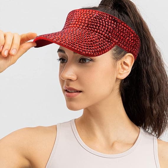 Justerbar Visor Sports Sol Visor Hatte Sommer Visor Cap til Kvinder