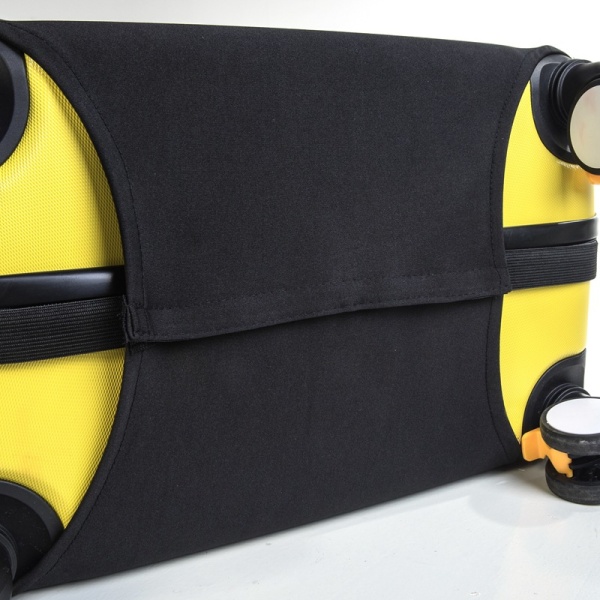 Solid Farve Høj Elasticitet Bagage Cover (Sort - 28\"), Tyk Du