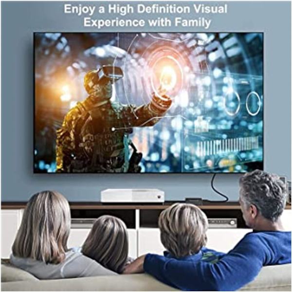 SCART til HDMI-omformer, SCART til HDMI lyd- og videokonverter med
