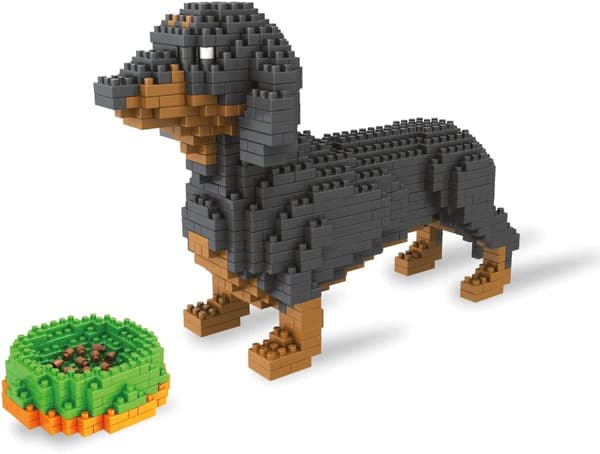 （Jul）Figur att montera med nanoblock (modell 6)