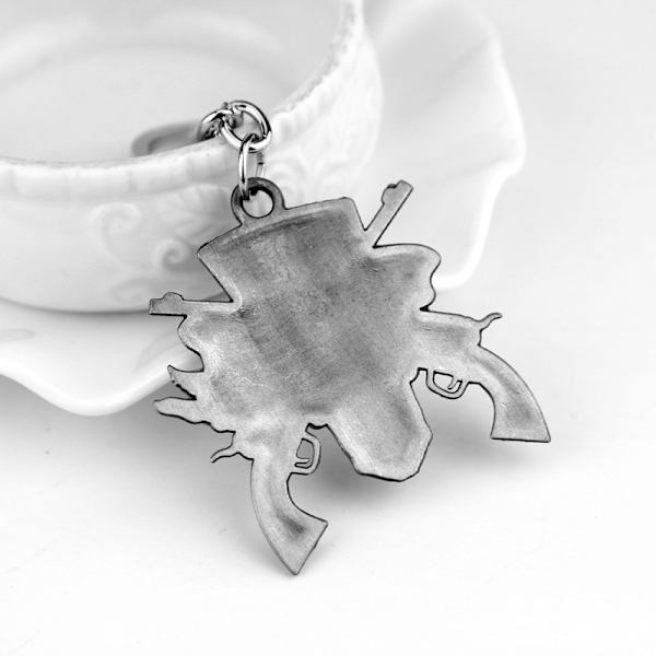 Generisk Rockin' Roots of GNR Logo Metall Nøkkelring - 4,5 cm B