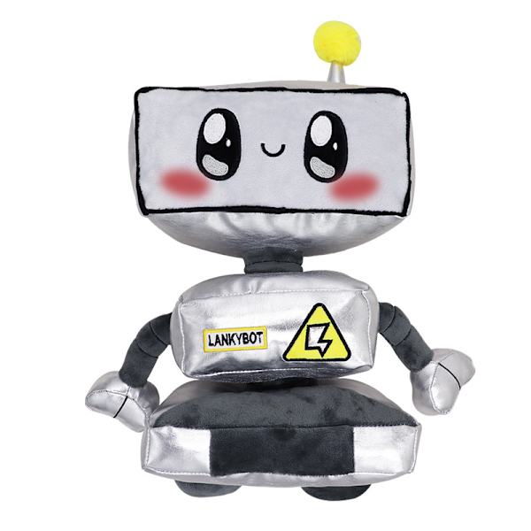Lanky Box Led Anime-karakter utstoppet plysjleketøy venner baby sovepute (Robot (