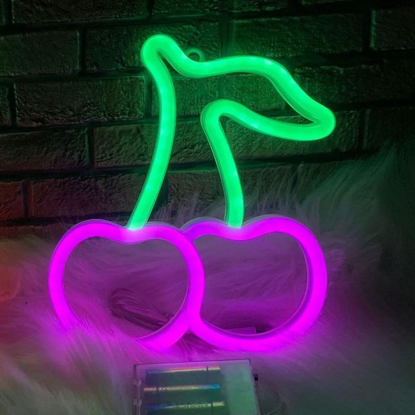 Neonlys, til soveværelse Neon skilte, LED Neon vægskilt Frugt Neo