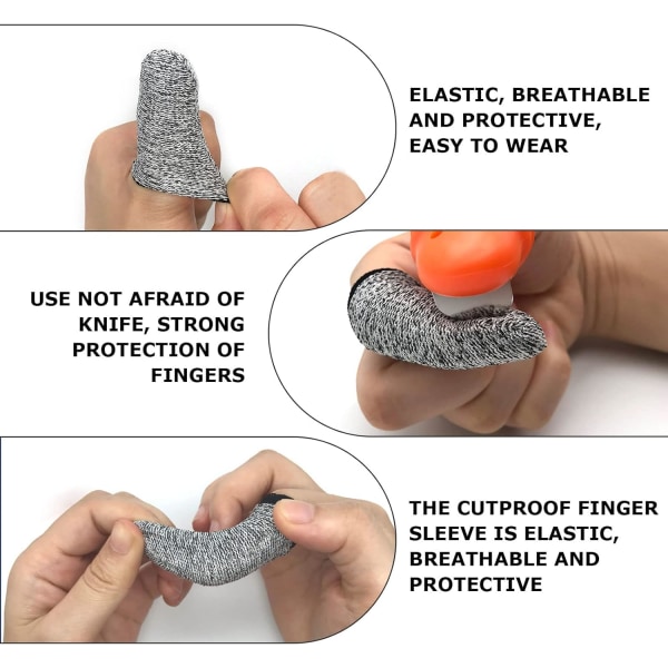 40 stycken fingersängar, återanvändbara fingerskydd, elastiskt finger