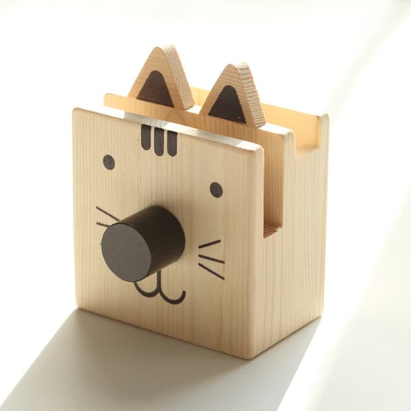 （Katten）Multifunksjonell pennholder briller trebriller por P