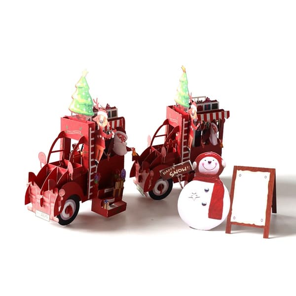 Morsom 3D Pop Up Julekort