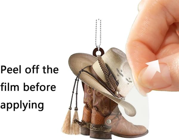 Cowboy Boot Bilinnredning, Søt Tilbehør Til Hengespeil