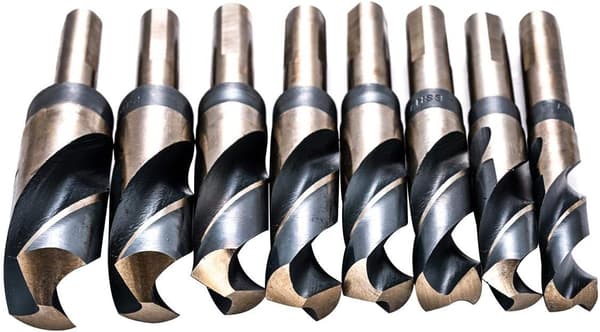 HSS reducerad skaft borr set, 8 delar, 14-25mm metrisk hög Sp