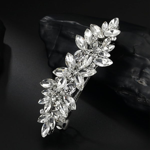 Barrette Crystal Hair Clips Rhinestone Bride Wedding Hair Accessories Elegant Jewelry Hair Decoratio