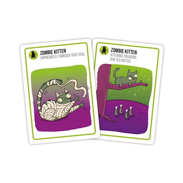 ZOMBIE KITTENS - Atmosfäriskt spel för barn från 7 år - Kortspel där du exploderar och Co B