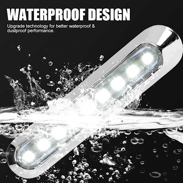 4 stk Amber 9 LED Klarsignal Sidemarkerlys for Lastebil Tilhenger R