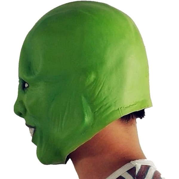The Mask Jim Carrey Latex Mask för Halloween Kostym