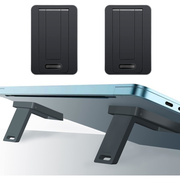 2 stk. Mini Usynlig Computer Tastatur Bærbar Stativ Ergonomisk Port
