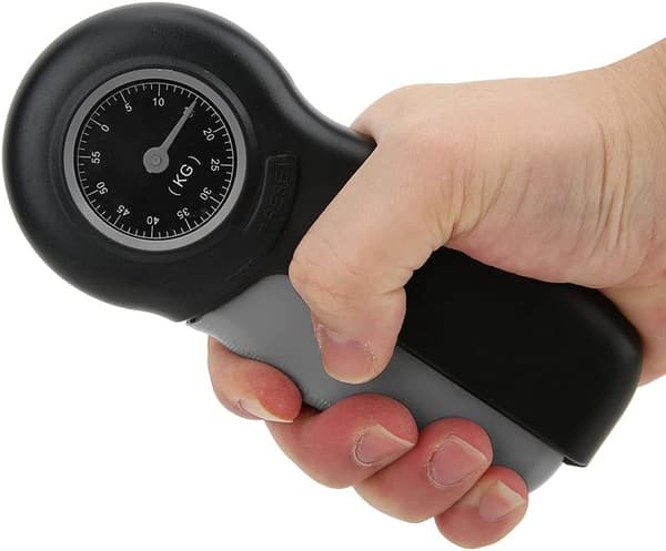 Grå Svart Hand Dynamometer, Mekanisk Greppstyrketestare, Gri