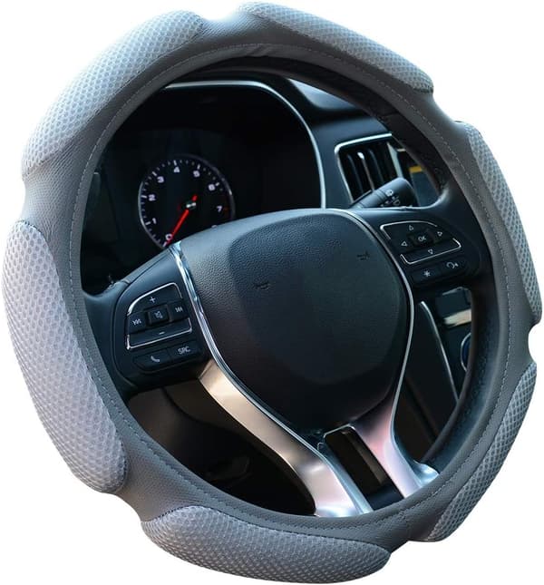 Automatisk rattöverdrag (grå) Hand Pad Cushion Slip-on Univers