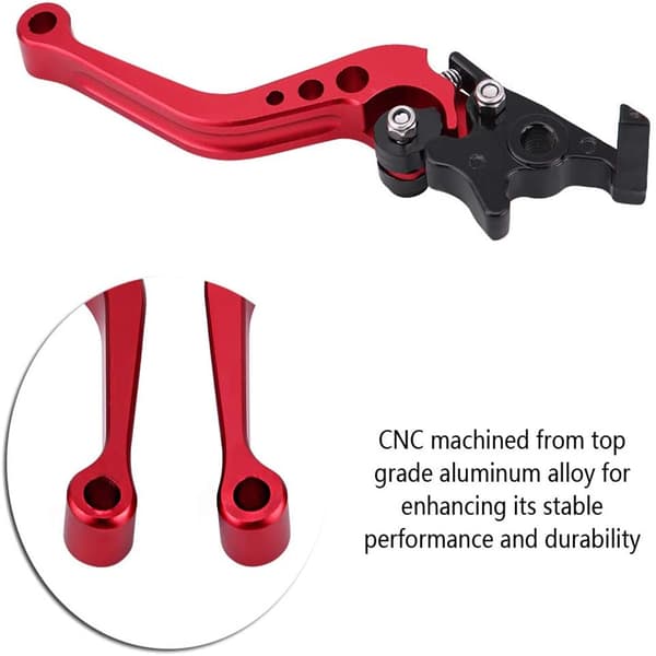 Motorcykel Koppling Broms Spak, 1 Par Universal Cnc Aluminium