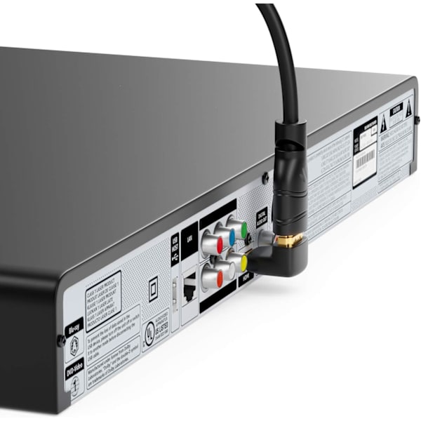 HDMI 90° HDMI-vinkeladapter 2 stycken i set - HDMI typ A hona