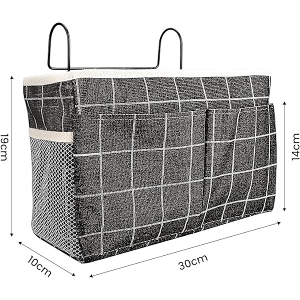 Sängbord Organizer 2 st Sängpåsar Hängande Korg Förvaring Vatten W