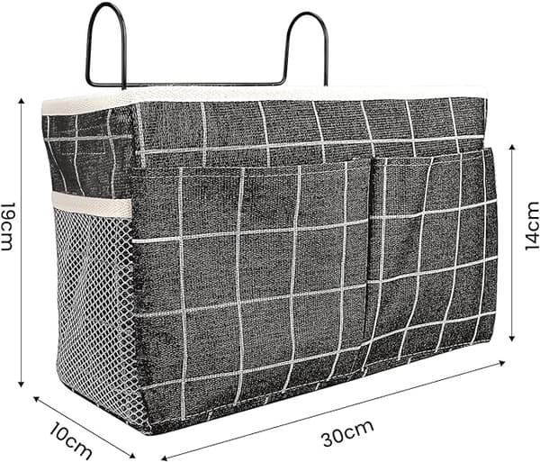 Sengside Organizer 2 stk. Sengsideposer Hengekurv Oppbevaring Vann W