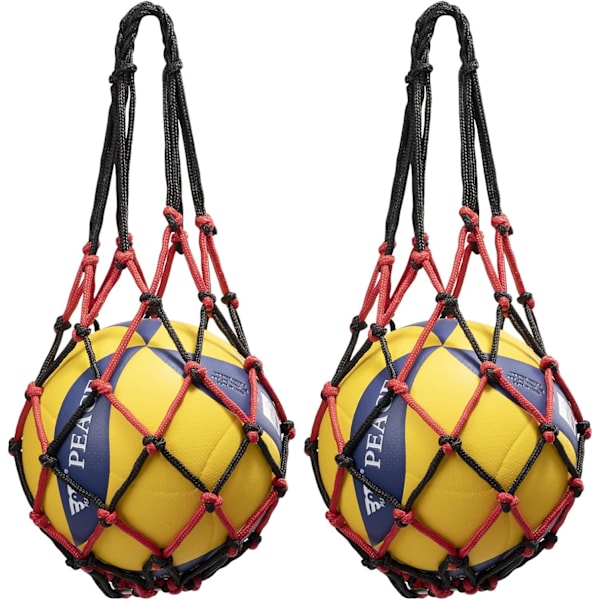 2 stk. - Ballonpose Stor Masketaske til Foldbar Nylon Nettaske Opbevaring Holdbar Genanvendelig G