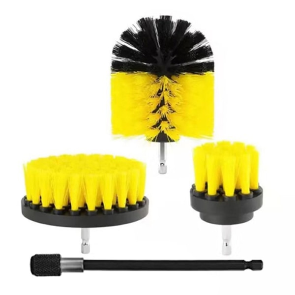 3Pack Drill Brush Power Scrubber Cleaning Brush Extended Long Att