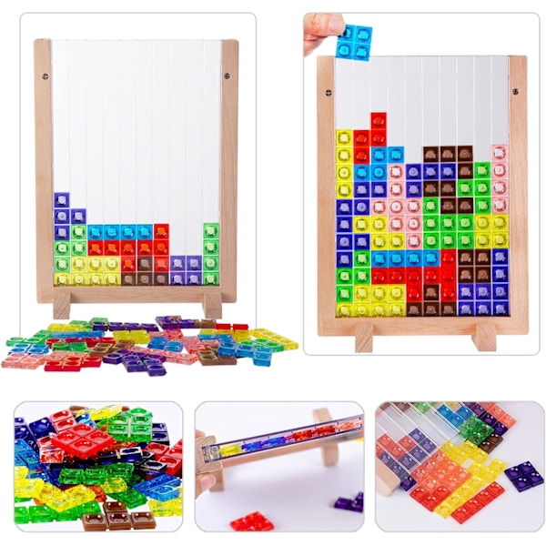 Palikat Puzzle, 3D Läpinäkyvät Aivot Teaser Lelut, 3D Palapelit, Lelut 3 4 5 6 7 8 9 10 Vuotiaille Pojille Tytöille Lapsille H
