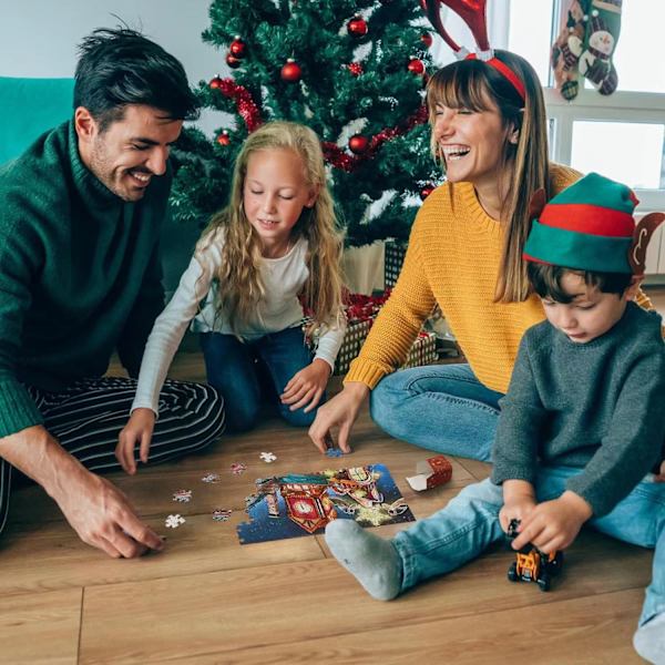 Julpussel (3), 1008 julkalender, pussel, 24 dagar med julpussel a
