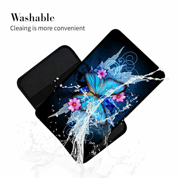 Butterfly Print Universal Armlæn Pad til Bilkonsolboks C