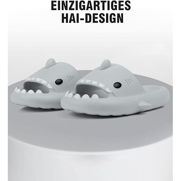 Shark Slides för kvinnor och män, bekväma pool- och strandhus