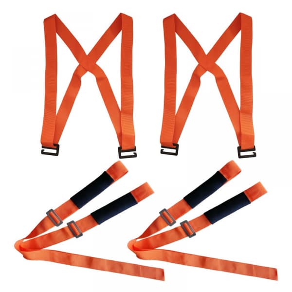 Bärremmar Flytt (Orange), Ergonomisk Möbelbärrem Enkel Lyft Tung