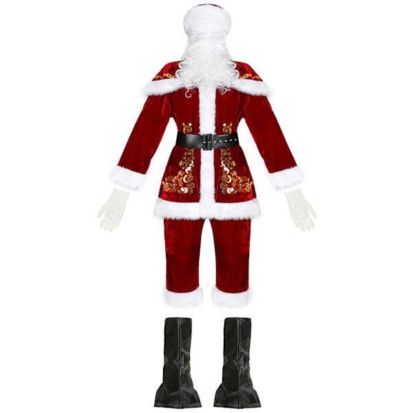 Jultomte Kostym för Män 4XL 4XL