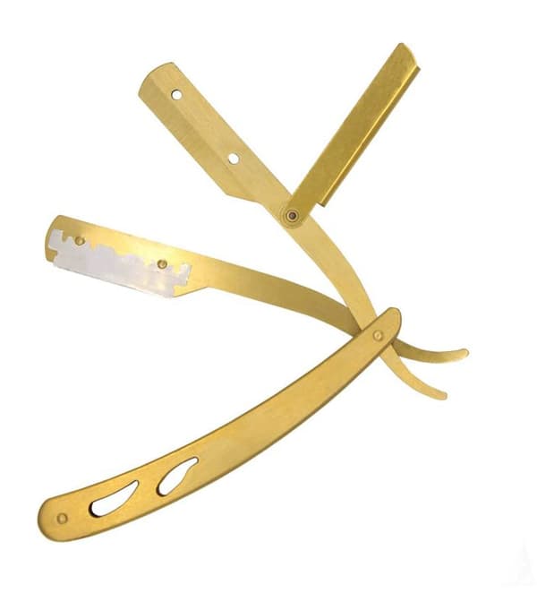 Traditionel barberkniv til mænd, rustfrit stål foldekniv +
