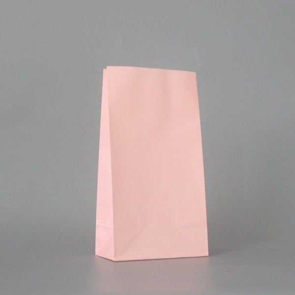 50 stk. Gaveposer - Papir - Lyserød, Poser uden Håndtag, Emballageposer, Gaveposer, 23*17*7.5
