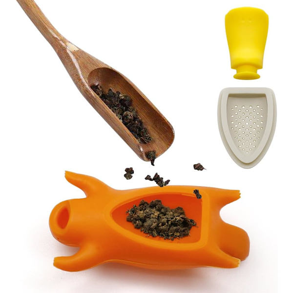 Tee pallot teelehdille, 4 kpl Platypus infuusoria silikonisuodatinta