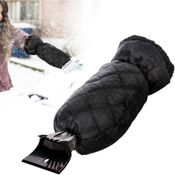 Ice Scraper with Glove, Car Ice Scraper, for Winter Snow Shovel Tool for Car Window and Windshield