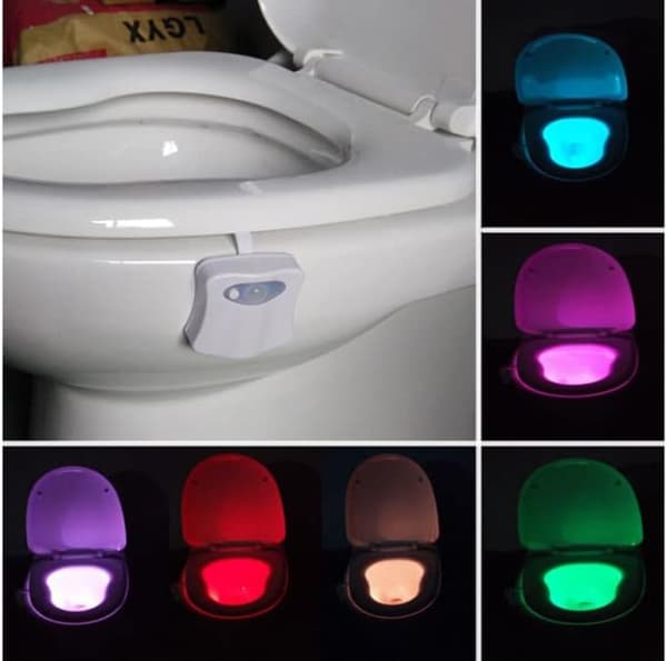 LED-belysning til toilet/Bevægelsessensorlys til toilet og badeværelse
