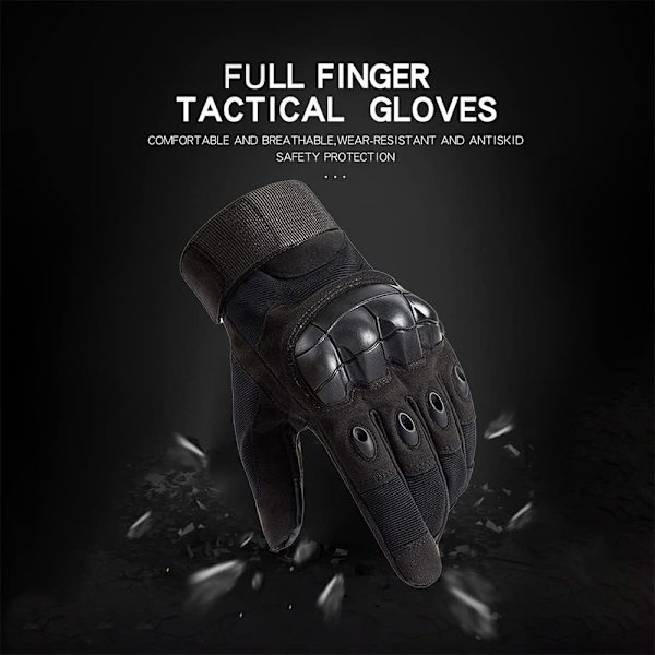 (M) Taktiske Halvfingerhandsker, Paintball Airsoft Fingerless Glo