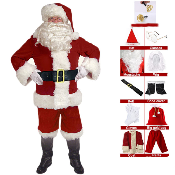 Santa Claus Costume Deluxe, Santa Claus Costume Santa Claus Adul
