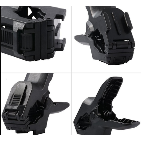 Flexibel Hotshoe - Svanhalsfäste (Kamera Ingår Inte) för GoPro Hero 9 Hero 8 Hero 7 Hero 6 Hero 5 Hero 4 Sessi D