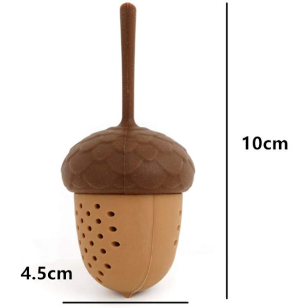 Teinfuser Te Sett Kreativ Silikon Dusjfilter, 2-delt Sett