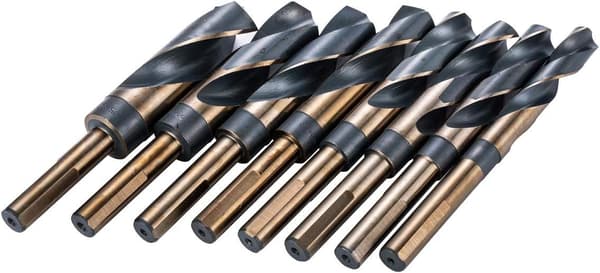 HSS reducerad skaft borr set, 8 delar, 14-25mm metrisk hög Sp