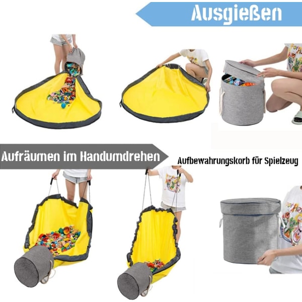 Oppbevaringspose for leker til barn, lekemattepose for leker, mattepose for leker, strandlekepose, oppbevaringspose for baby leker, lekeoppbevaring C