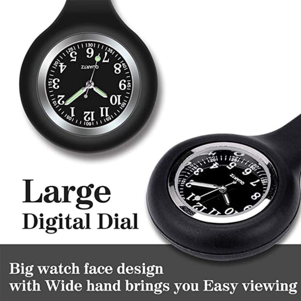 Silikoninen watch, jossa rintakoru/klipsi, infektioiden torjuntasuunnittelu,