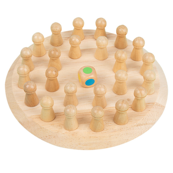 Träminnesspel Schackleksak Minnesspel Stick Montessori Leksaker Minnesspel Schackspel Minnesspel Educa